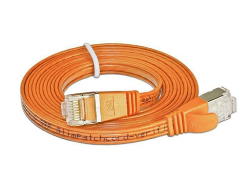 [90093723 314784] SLIM Slimpatchkabel RJ-45 - RJ-45, Cat 6, STP, 0.75 m, Orange