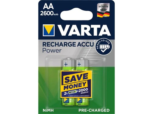 [90093733 659524] Varta Akku 2x AA 2600 mAh  2600 mAh