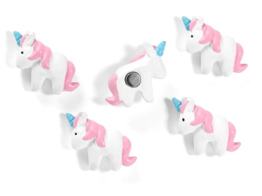 [90093816 894669] Trendform Haftmagnet Unicorn Pink/Weiss, 5 Stück