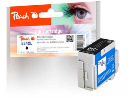 [90093918 836774] Peach Tinte Epson No. 34XL (T3471) Black