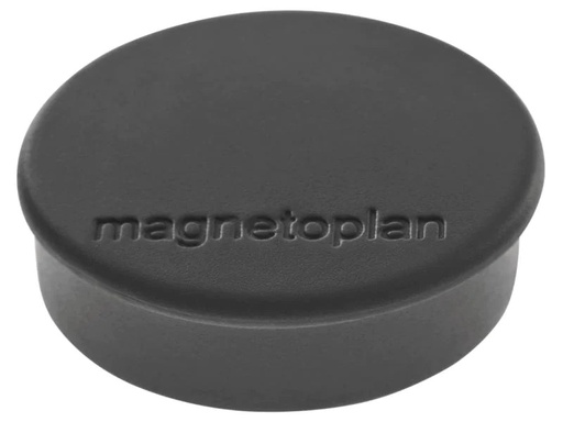 [90093922 1072873] Magnetoplan Haftmagnet Discofix Ø 2.5 cm Schwarz, 10 Stück