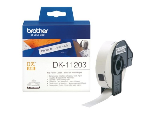 [90093961 13765] Brother Etikettenrolle DK-11203 Thermo Direct 17 x 87 mm