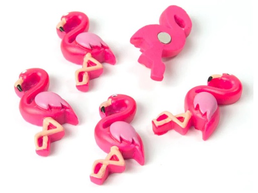 [90094094 894657] Trendform Haftmagnet FLAMINGO  Pink, 5 Stück