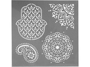 Creativ Company Schablone 30.5 x 30.5 cm Ethno