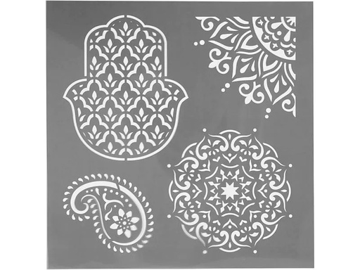 [90094178 883683] Creativ Company Schablone 30.5 x 30.5 cm Ethno