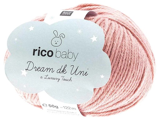 [90094259 1156752] Rico Design Wolle Baby Dream Uni dk 50 g, Altrosa