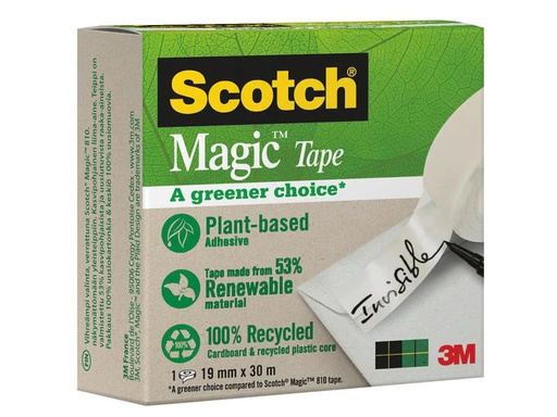 [90094305 1155047] Scotch Klebeband Scotch Magic: A Greener Choice 19 mm x 30 m