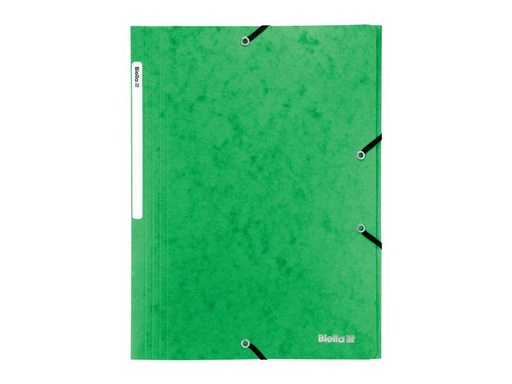 [90094592 555692] Biella Gummibandmappe A4 Grün