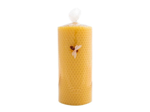 [90094607 1074316] Herzog Kerzen AG Zylinderkerze aus Bienenwachs 7 x 15 cm