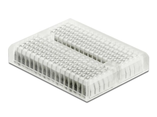 [90094621 1092575] Delock Breadboard Experimentier-Mini 170 Kontakte Transparent