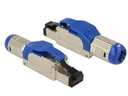 Delock Stecker RJ45 Cat.8 Feldkonfektion, 1 Stück, AWG23-26