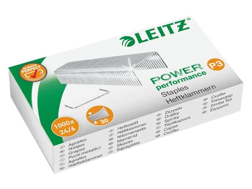 [90009467 633545] Leitz Heftklammer P3 24/6 1000 Stück