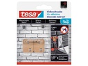 tesa Klebeschraube 5 kg für Mauern + Stein, rechteckig