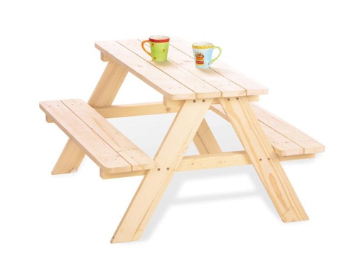 [90094936 342648] Pinolino Kindersitzgarnitur Nicki für 4 Natur