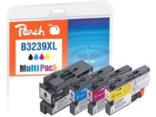 [90095081 1142464] Peach Tinte Brother LC-3239XL BK, C, M, Y