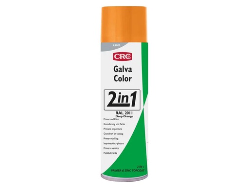 [90009506 1144370] CRC Korrosionsschutz GalvaColor 2in1 2011 Tieforange 500 ml