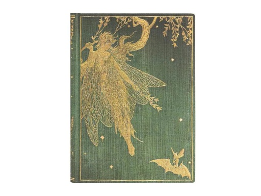 [90095312 1041227] Paperblanks Notizbuch Olive Fairy 9.5 cm x 14 cm liniert