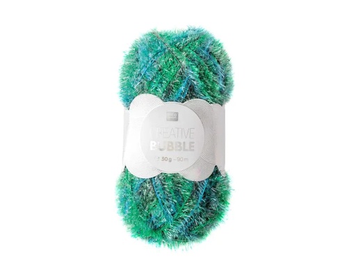 [90095347 945231] Rico Design Wolle Creative Bubble Print 50 g Grün; Dunkelgrün