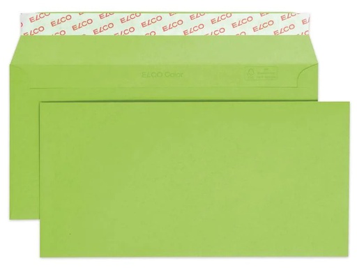[90095659 1132484] ELCO Couvert Color C5/6, Keine Fenster, 25 Stück, Grün