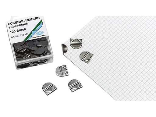 [90095744 852524] WEDO Eckenklammer 100 Stück