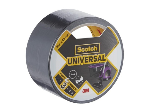 [90095758 1160682] 3M Klebeband Scotch Universal 48 mm x 10 m, Schwarz