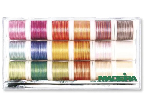 [90095768 629504] Madeira Stick- und Quiltgarn Cotona 50 Garnbox Mehrfarbig