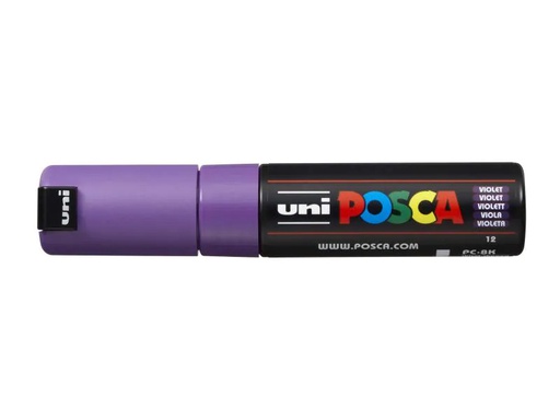 [90095792 779967] Uni Permanent-Marker POSCA 8 mm Violett