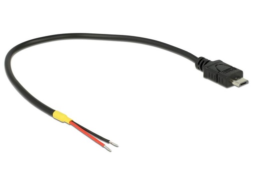 [90096065 751702] Delock USB-Stromkabel  Micro-USB B - Offen 0.15 m