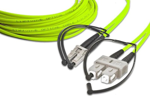[90009588 849024] Lightwin LWL-Patchkabel LC-SC, Multimode, OM5, 50cm