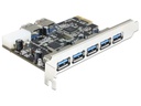 Delock PCI-Express-Karte 89355 USB 3.0 - 5x extern + 2x intern