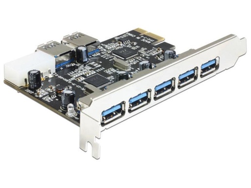 [90096100 815868] Delock PCI-Express-Karte 89355 USB 3.0 - 5x extern + 2x intern