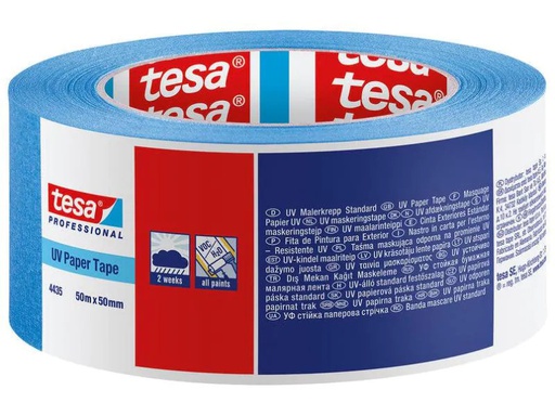 [90096233 493388] tesa UV Maler-Krepp 50 mm x 50 m, Blau