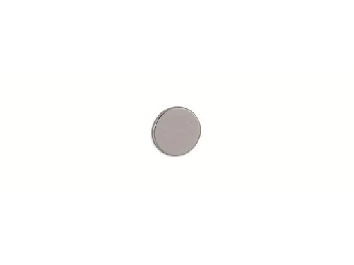 [90096235 609079] Maul Haftmagnet Neodym Ø 10 x 1 mm Silber, 10 Stück