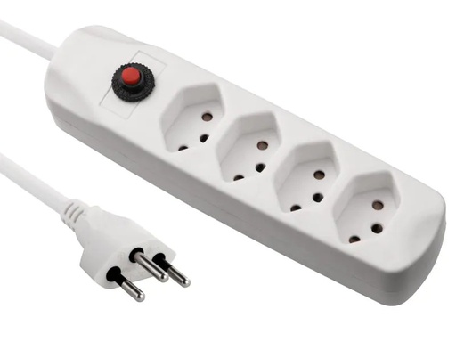 [90096238 679476] FURBER.power Steckdosenleiste mit Überlastschutz 4x T13