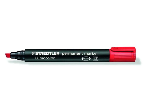 [90096276 914647] Staedtler Permanent-Marker Lumocolor 350 Rot, permanent