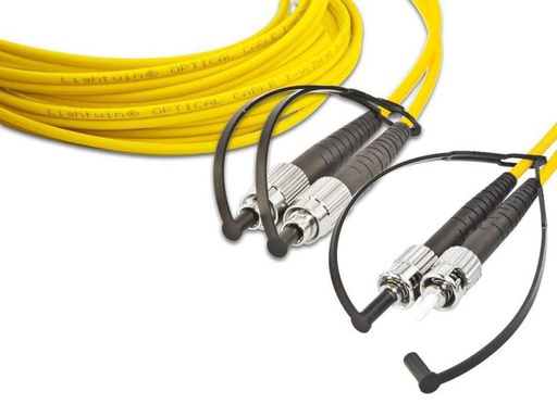 [90096332 849070] Lightwin LWL-Patchkabel FC-ST, Singlemode, Duplex, 1m