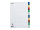 Biella Register A4 PP 10 Taben mit Indexblatt