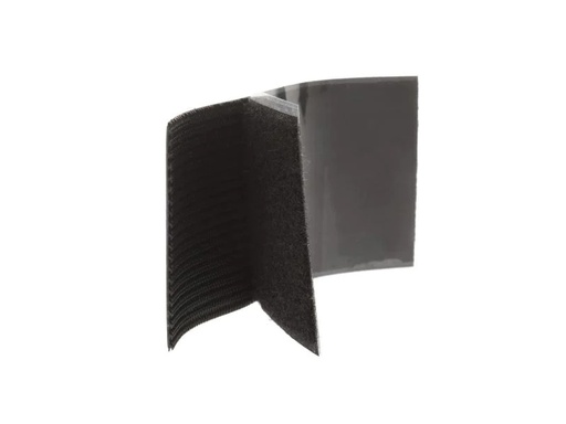 [90009623 356093] FASTECH Klettband 50 x 100 mm selbstklebend Schwarz, 2 Paare