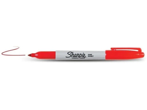 [90096518 995650] Sharpie Permanent-Marker 0.9 mm Rot