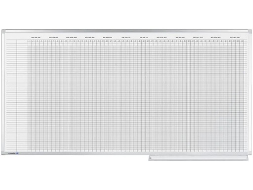 [90096529 1094382] Legamaster Magnethaftendes Whiteboard Jahresplaner 100 x 150 cm