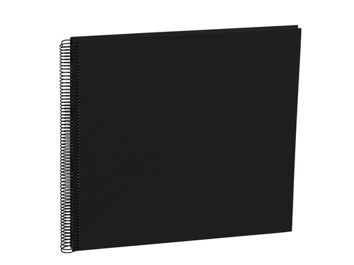 [90096544 789711] Semikolon Fotoalbum 34.5 x 33.2 cm Schwarz, 50 schwarze Seiten