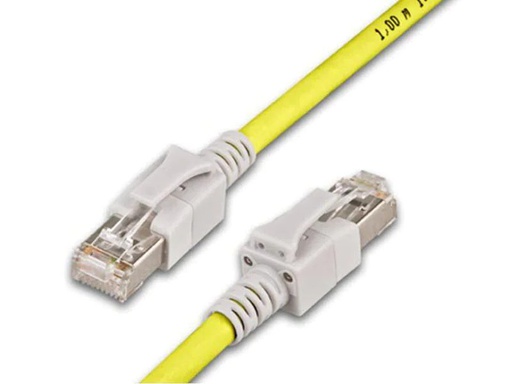 [90096608 293469] Wirewin Patchkabel RJ-45 - RJ-45, Cat 6A, S/FTP, 2 m, Gelb