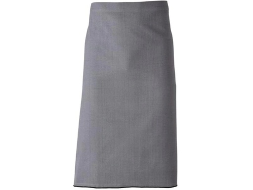 [90096741 1098281] Södahl Kochschürze Organic 70 x 108 cm, Grau/Schwarz