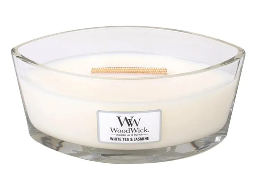 [90096754 1005068] Woodwick Duftkerze White Tea &amp; Jasmin Ellipse