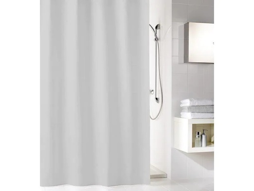 [90096764 648375] Kleine Wolke Duschvorhang Kito 180 x 200 cm, Weiss