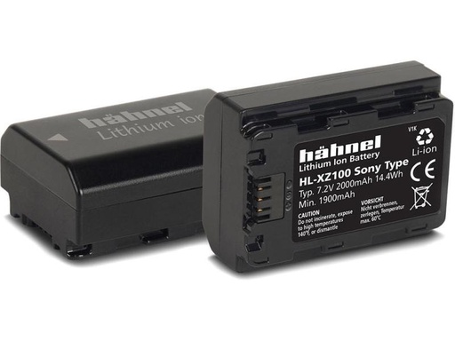 [90096956 754308] Hähnel Digitalkamera-Akku HL-XZ100 für Sony NP-FZ100