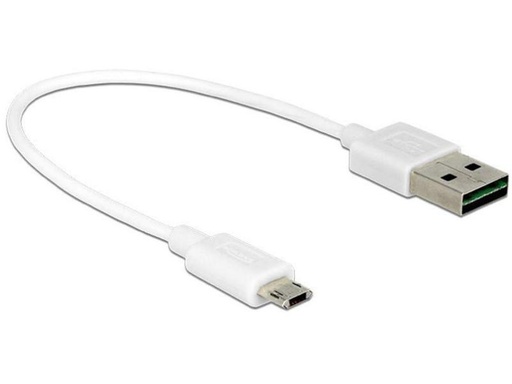 [90097077 430833] Delock USB 2.0-Kabel EASY-USB USB A - Micro-USB B 0.2 m