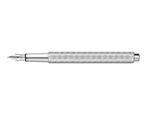 [90097107 552756] Caran d'Ache Füllfederhalter Ecridor Heritage Medium (M), Silber
