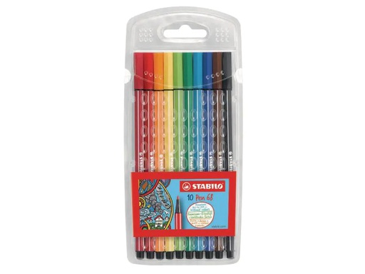 [90097158 228768] STABILO Fasermaler Pen68 10 Stück