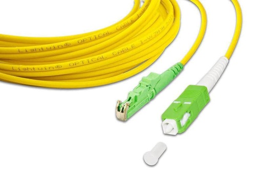 [90097168 849123] Lightwin LWL-Patchkabel E2000/APC-SC/APC, Singlemode, Simplex, 1m